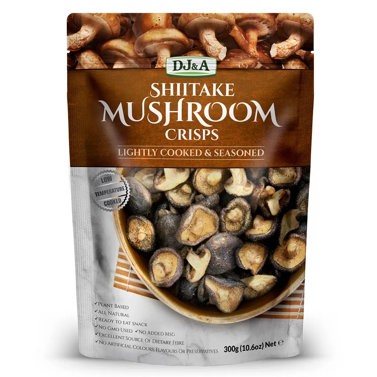 Snacks de champiñones | DJ&A | 300g |EUA