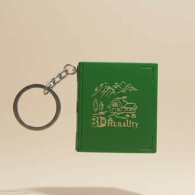 Llavero mini libro 3D