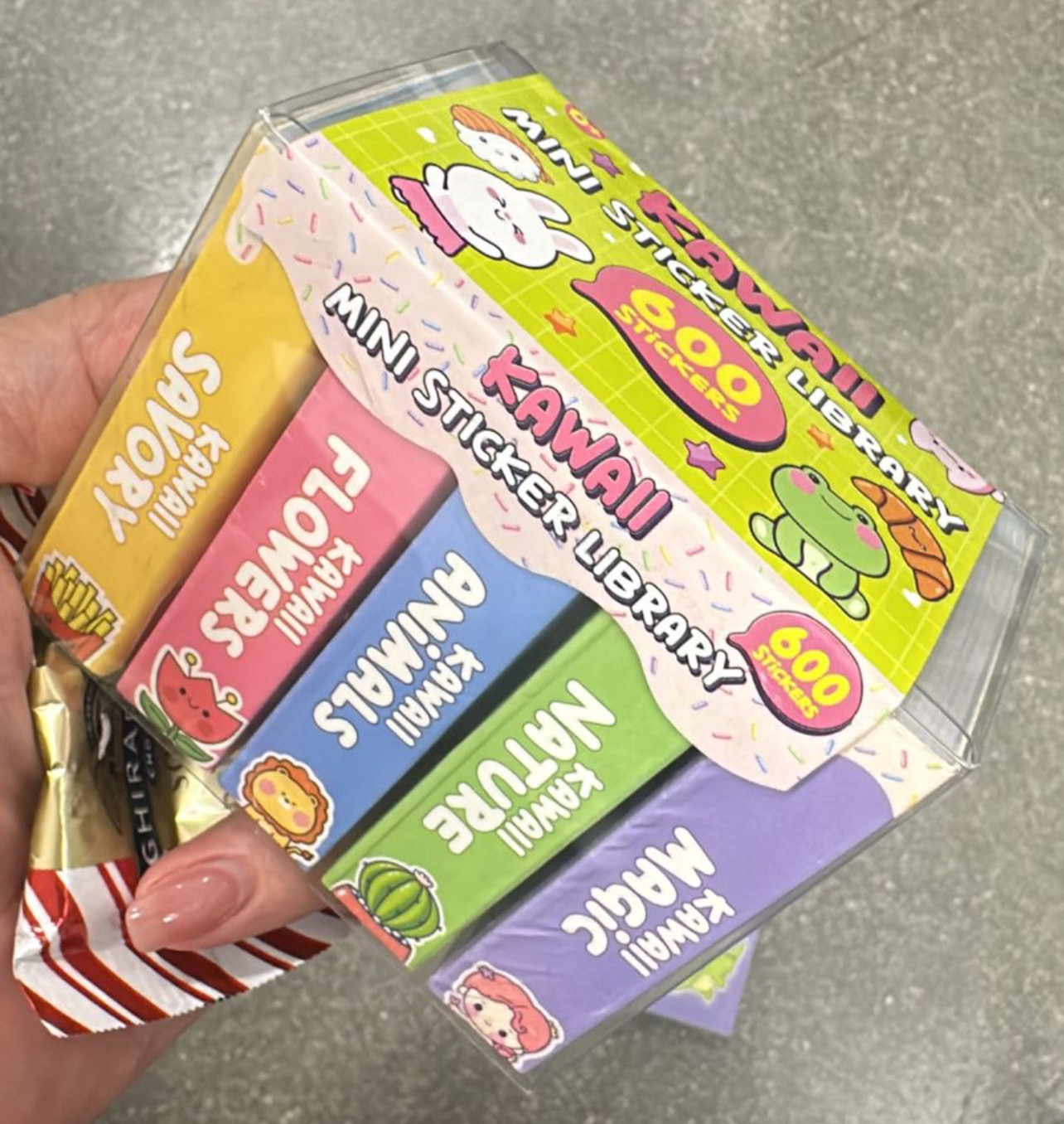 Mini libritos de stickers Kawaii | EUA