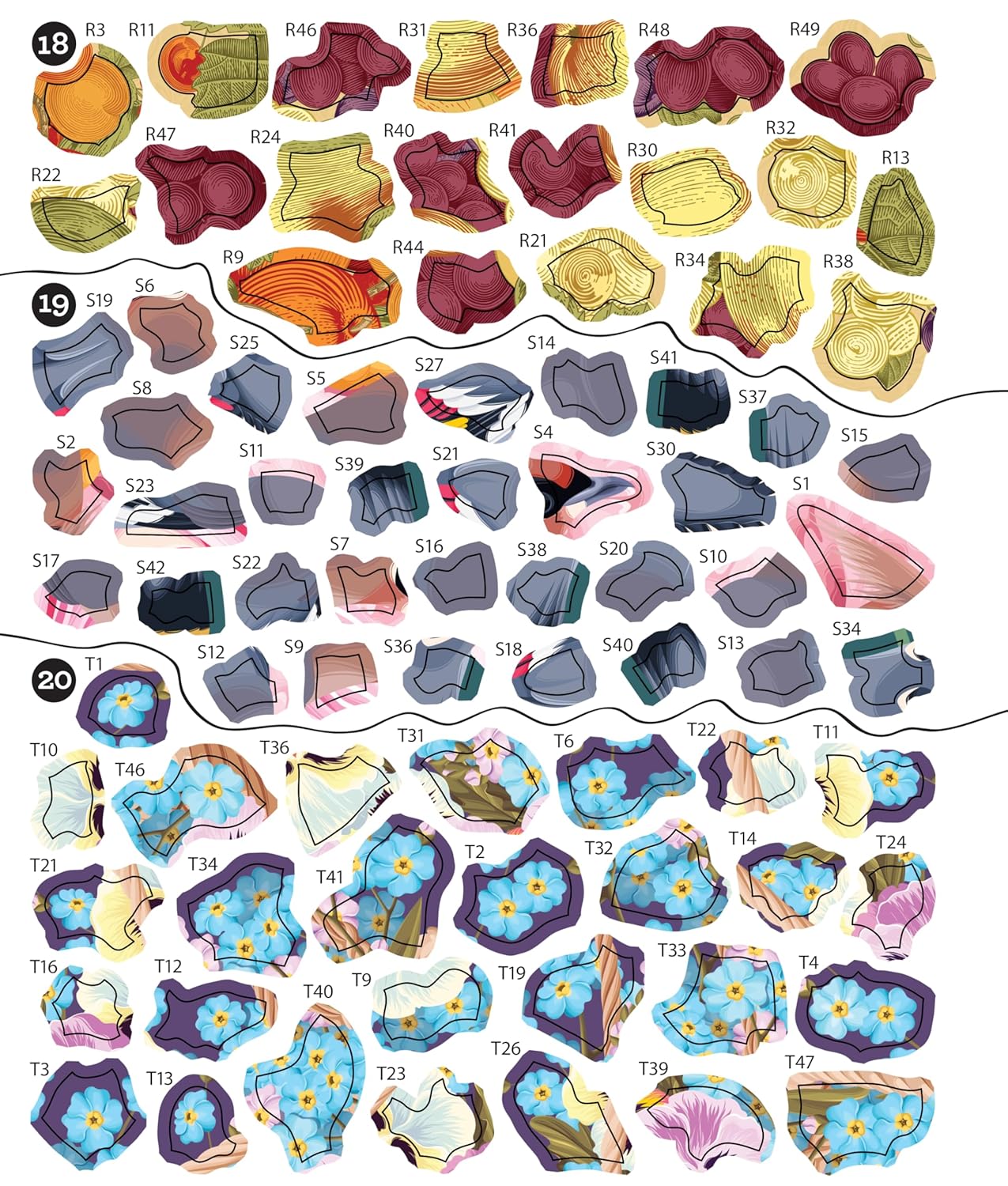 Brain Games - Sticker by number - Sticker and Pray: Blessings