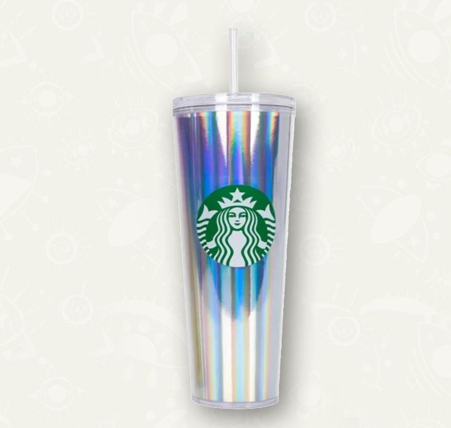 Vaso Starbucks | Color Tornasol plateado | 24 oz
