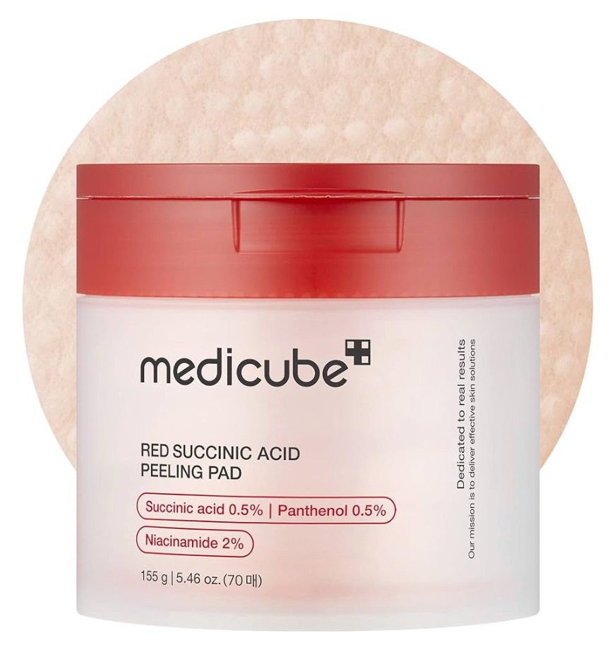 Pads con acido succinico y pantenol | 70 unidades | Medicube