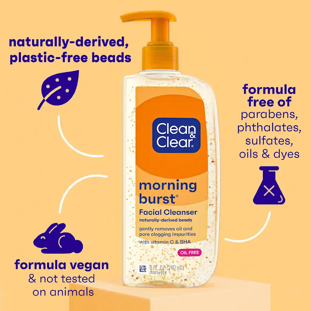 Clean & Clear | Gel Limpiador Facial Energizante | 240 ml