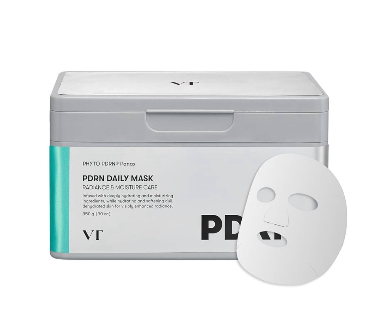 Mascarilla facial hidratante | Restauracion y luminosidad | 30u | PDRN Daily Mask | Top