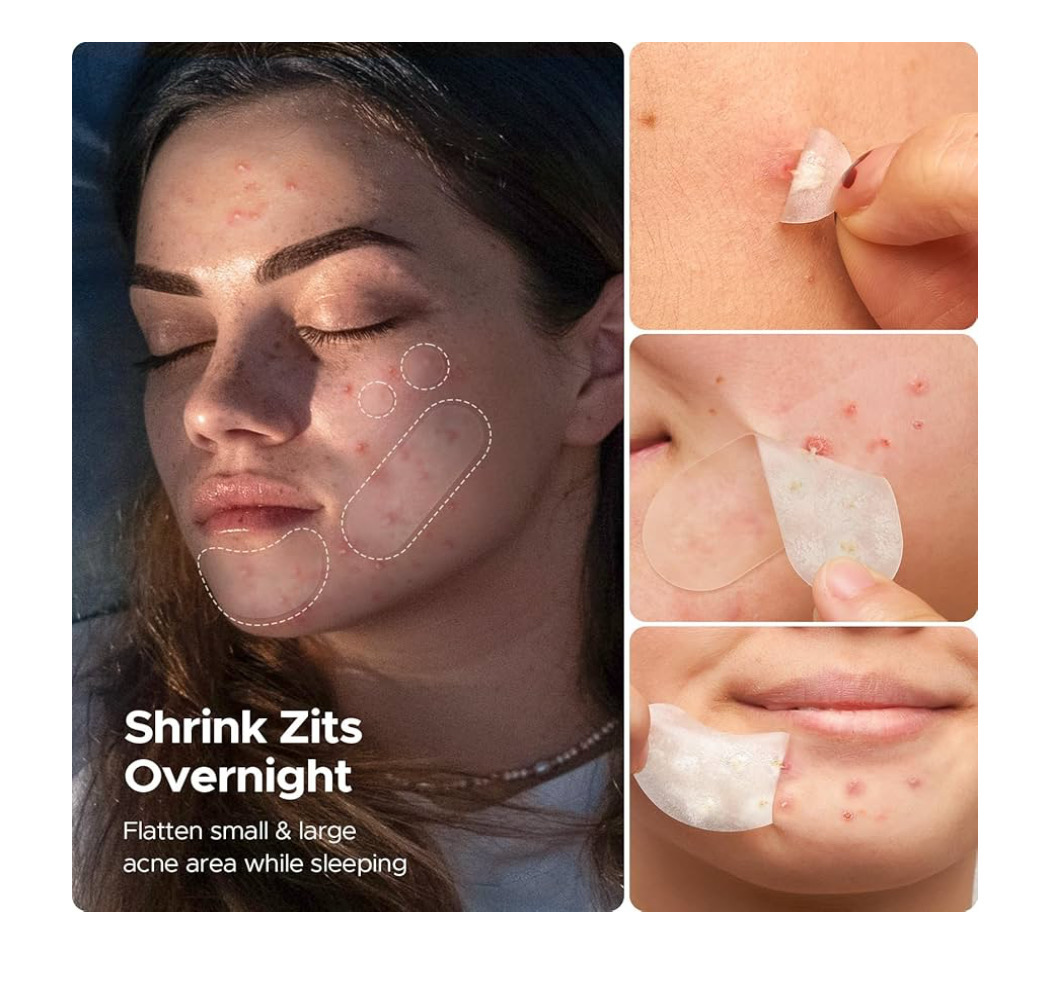 Parches para acne | LeatBear | 400 uni - día y noche - top