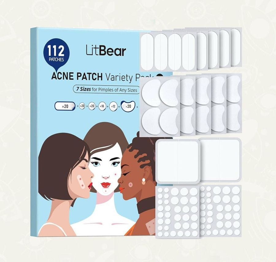 Parches para acne | LeatBear | 112 uni - variado - top
