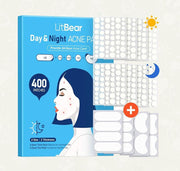 Parches para acne | LeatBear | 400 uni - día y noche - top