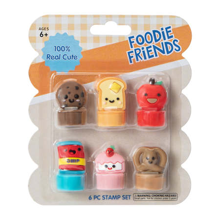 Set de 6 Sellos - Foodie Friends