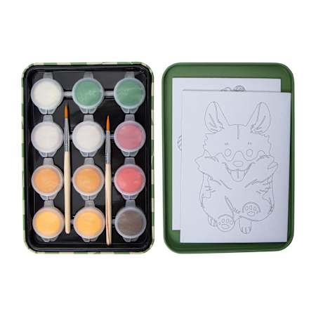 Set de Arte en lata  | Zorro Rojo