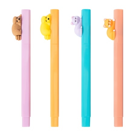 Paquete de 4 Lapiceros de mascotas