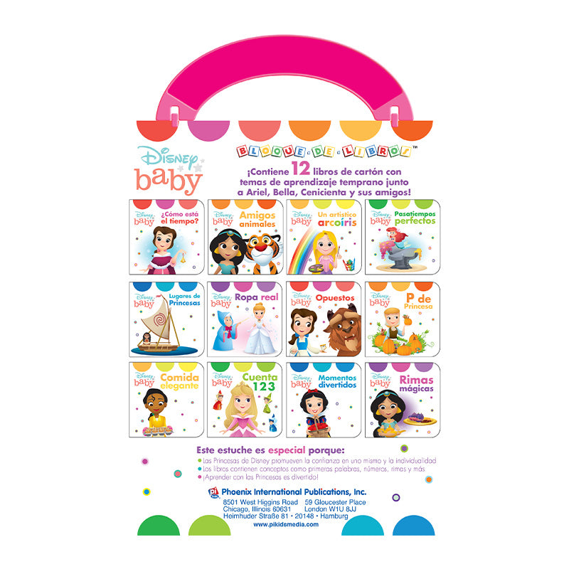 Baby princesas | 12 libros de cartón en español | España