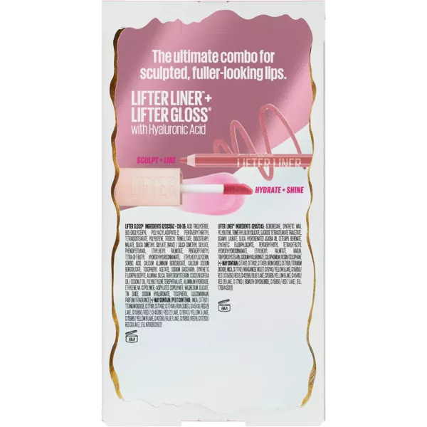 Maybelline | Set de Labios Lifter Liner y Lip Gloss | 2 Piezas