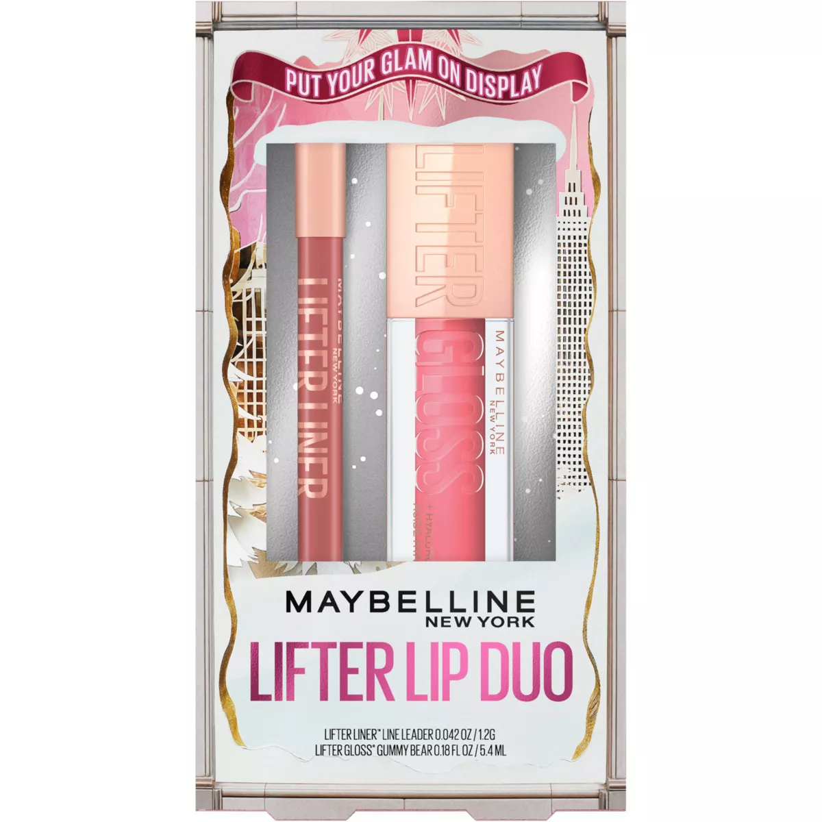 Maybelline | Set de Labios Lifter Liner y Lip Gloss | 2 Piezas