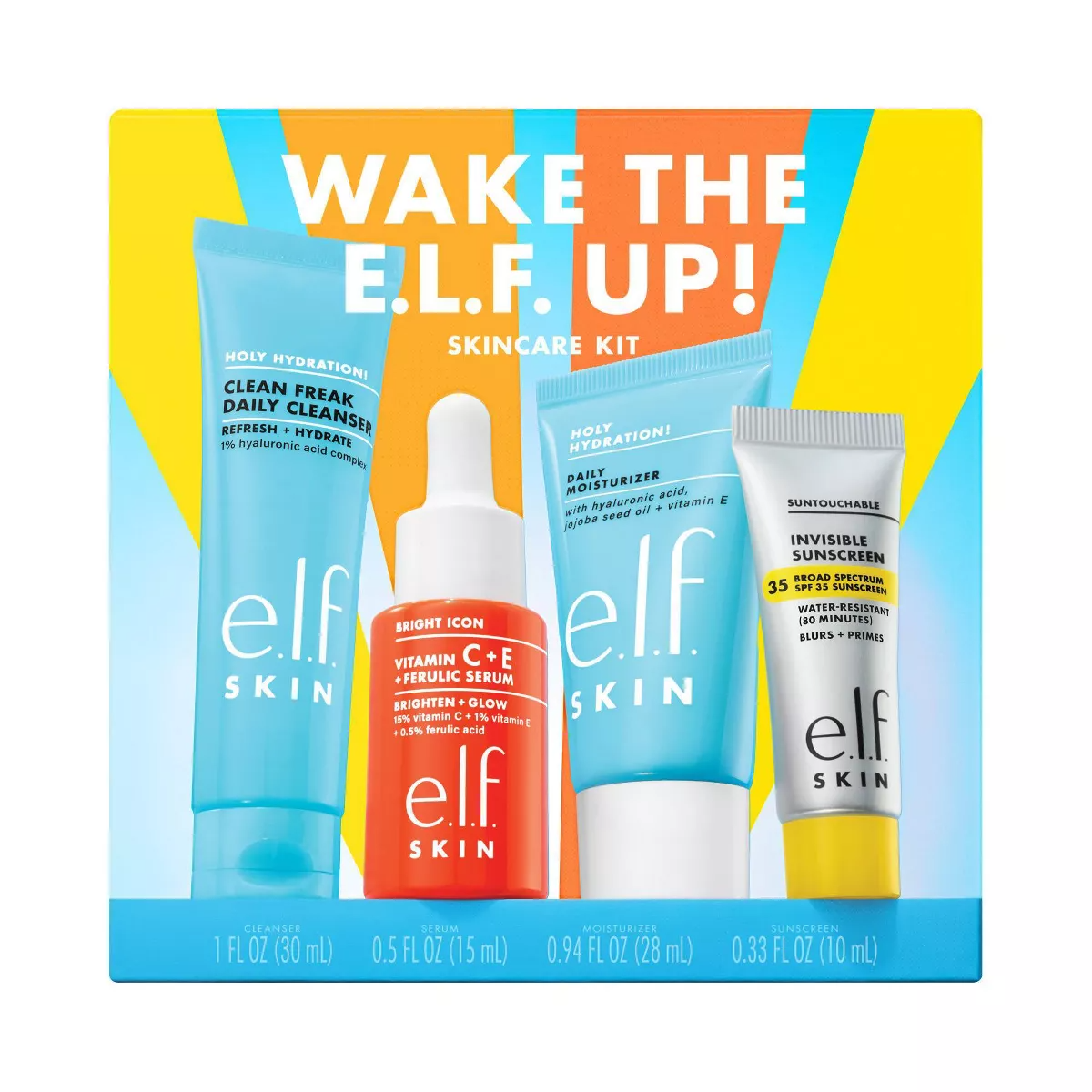 Kit de Regalo de Cuidado Facial | ELF | Set de 4 Piezas