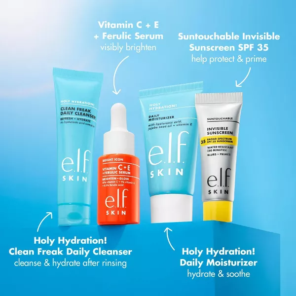 Kit de Regalo de Cuidado Facial | ELF | Set de 4 Piezas
