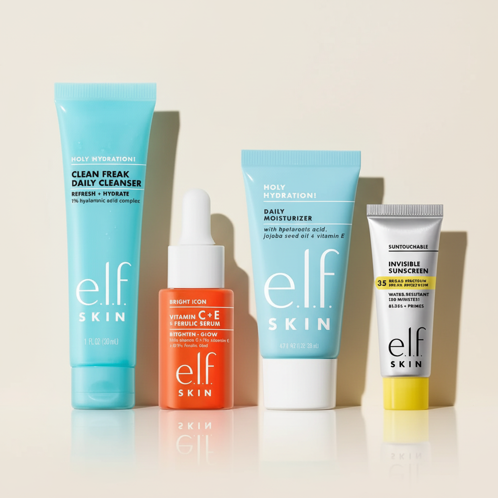 Kit de Regalo de Cuidado Facial | ELF | Set de 4 Piezas