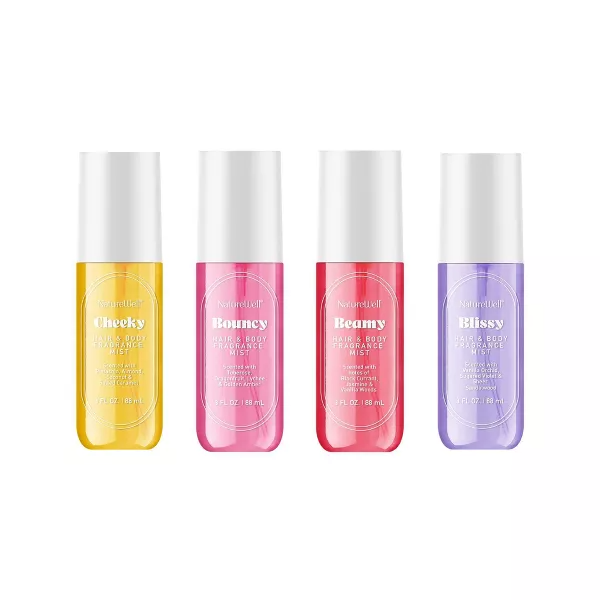 Naturewell | Set de Splash Corporales Mood Mist | 4 Piezas