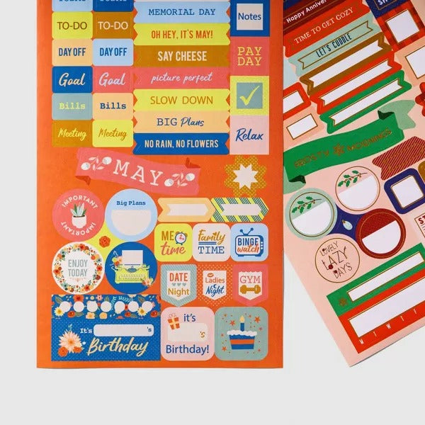 Libro de Stickers | Año de Planificacion