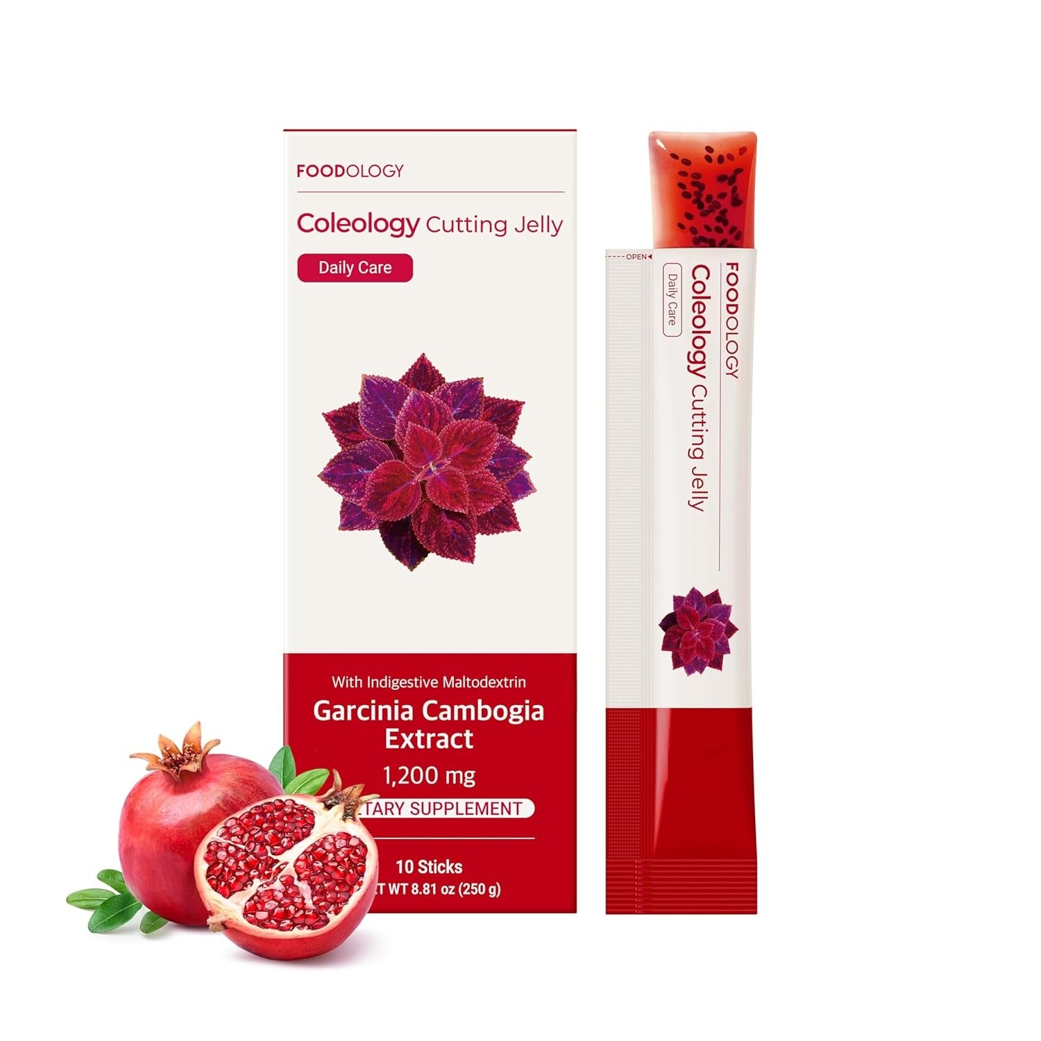 Gelatina - suplemento - Coleology Cutting Jelly | FOODOLOGY | Sabor Granada - perdida de peso