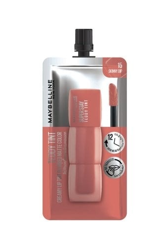 Tinte Liquido - Teddy Tint | MAYBELLINE | Tono Skinny Dip | Sachet ( Sobre ) lip