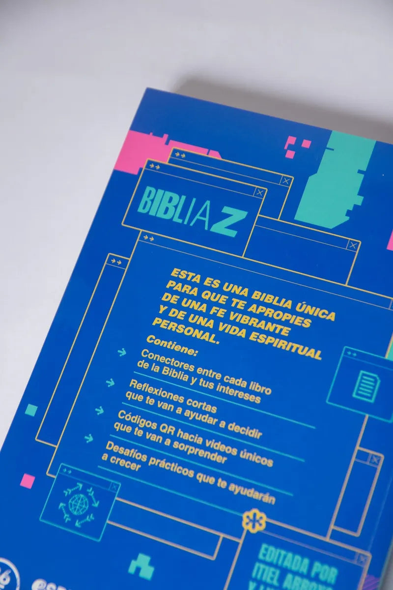 Biblia Z | Version Nueva Biblia Viva (NBV), Tapa Blanda Azul | Itiel Arroyo