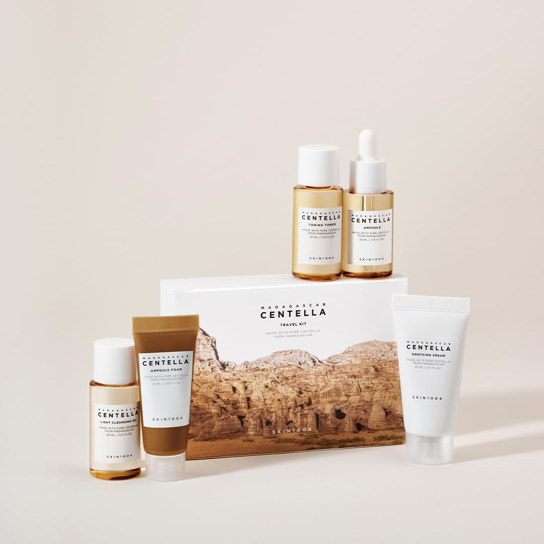 Kit de Viaje Esencial Madagascar Centella | SKIN1004 | 5 Productos