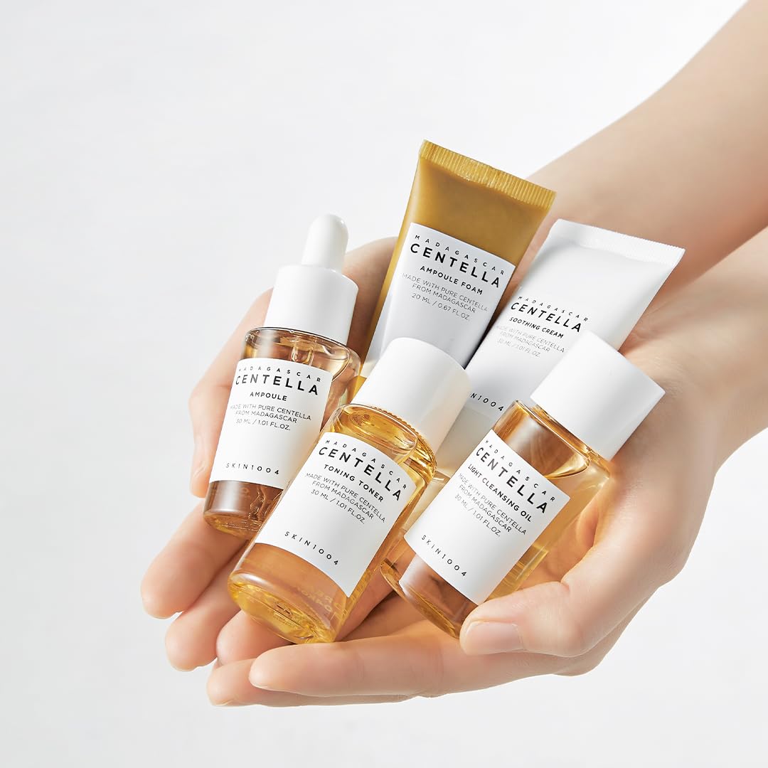 Kit de Viaje Esencial Madagascar Centella | SKIN1004 | 5 Productos