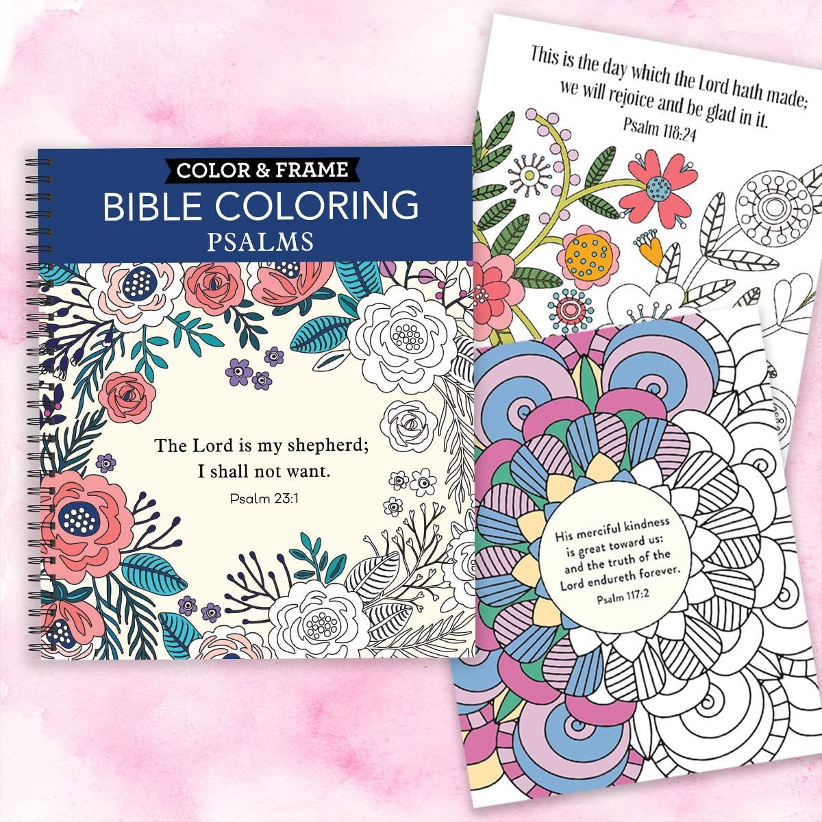 Color & Frame: Salmos | Libro para Colorear para Adultos