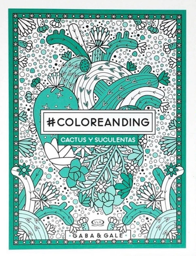 Coloreanding | Cactus y Suculentas | Gaba & Gale | FIL