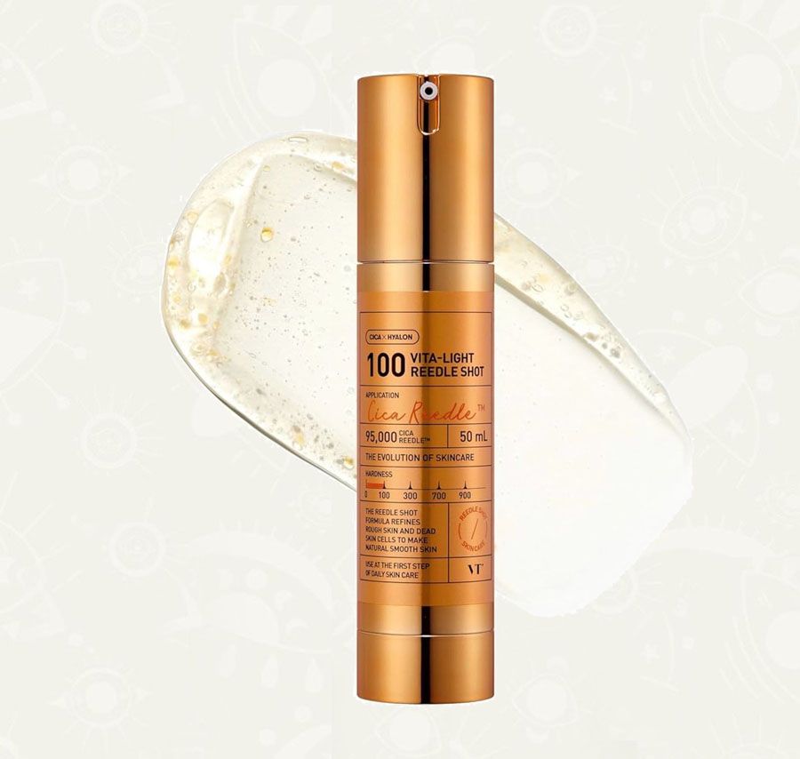 100 Reedle shot / Serum  con  microagujas con Vitamina C- VT COSMETICS