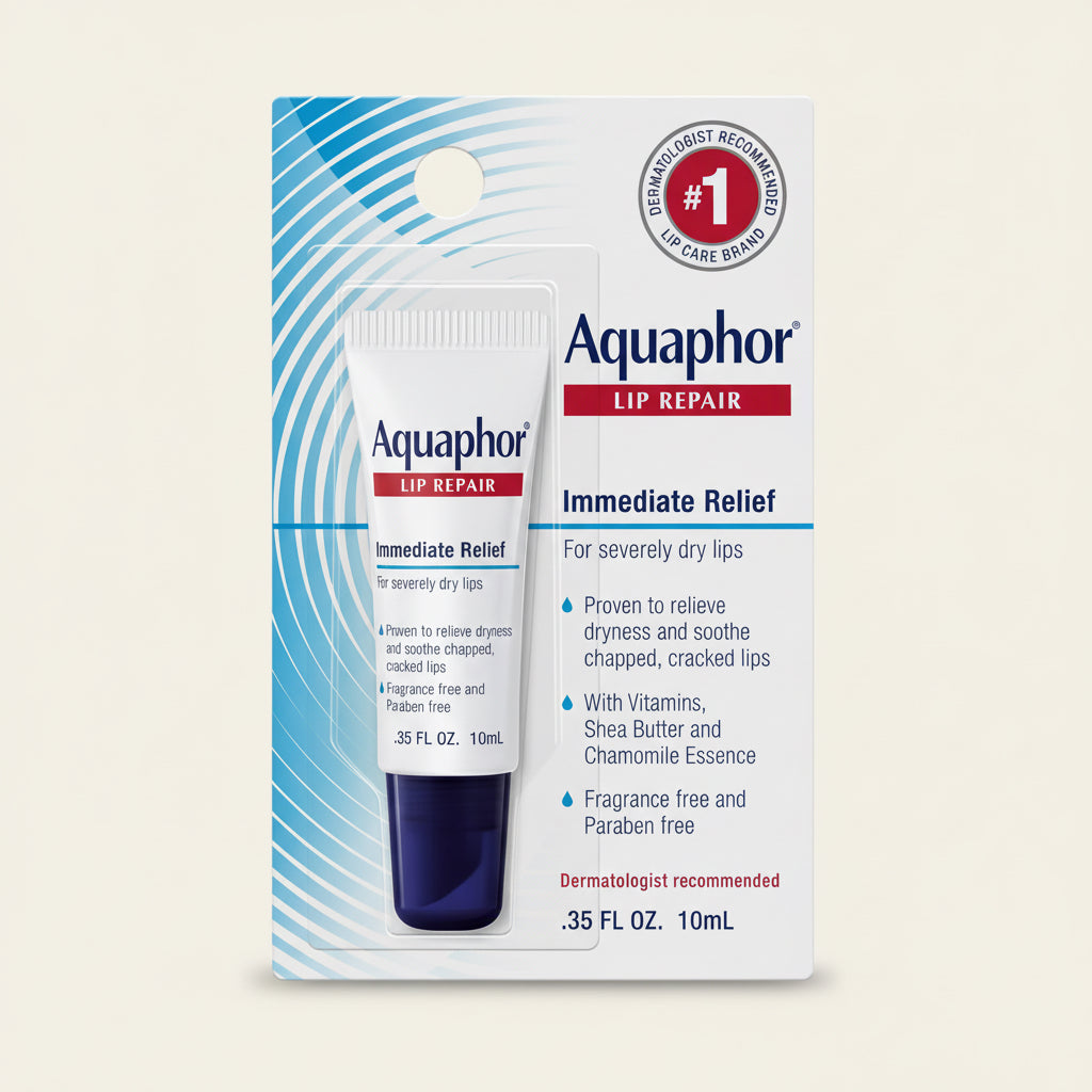Balsamo reparador de labios liquido | Aquaphor | 0.35 oz
