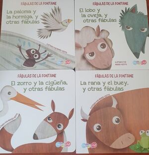 Portada del libro FABULAS DE LA FONTAINE 20 PAG 4 MOD BBWSK0011 - Compralo en ByAnaCeci.com