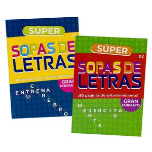 Portada del libro SUPER SOPAS DE LETRAS BPVST3069 - Compralo en ByAnaCeci.com