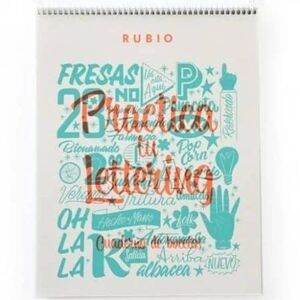 Portada del libro CUADERNO BOCETOS LETTERING - Compralo en ByAnaCeci.com