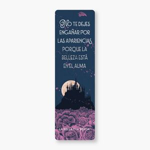 Portada del libro MARCAPAGINAS:  LA BELLA Y LA BESTIA - Compralo en ByAnaCeci.com