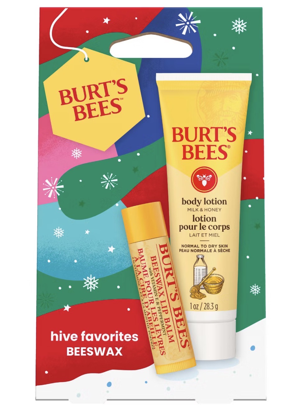 Set Burts Bees | Crema y Balsamo Labial