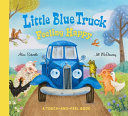 Portada del libro LITTLE BLUE TRUCK FEELING HAPPY: A TOUCH-AND-FEEL BOOK - Compralo en ByAnaCeci.com