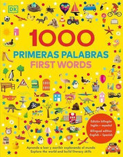 Portada del libro 1000 PRIMERAS PALABRAS. FIRST WORDS - Compralo en ByAnaCeci.com