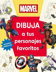 Portada del libro MARVEL DIBUJA A TUS PERSONAJES FAVORITOS - Compralo en ByAnaCeci.com