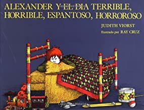Portada del libro ALEXANDER Y EL DIA TERRIBLE..(5-8 AÑOS) - Compralo en ByAnaCeci.com