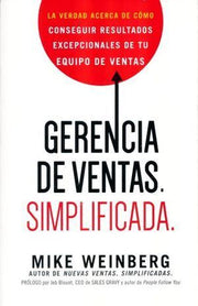 Portada del libro GERENCIA DE VENTAS. SIMPLIFICADA - Compralo en ByAnaCeci.com