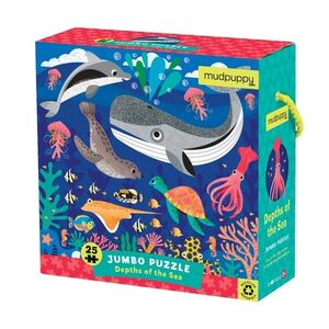Portada del libro DEPTHS OF THE SEA JUMBO PUZZLE - Compralo en ByAnaCeci.com