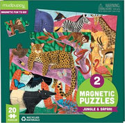 Portada del libro MAGNETIC PUZZLES JUNGLE & SAFARI - Compralo en ByAnaCeci.com