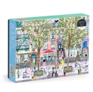 Portada del libro MICHAEL STORRINGS CATS IN THE CITY 1000 PIECE PUZZLE - Compralo en ByAnaCeci.com
