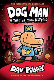 Portada del libro DOG MAN 3: TALE OF TWO KITTIES - Compralo en ByAnaCeci.com