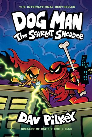 Portada del libro DOG MAN 12: THE SCARLET SHEDDER - Compralo en ByAnaCeci.com