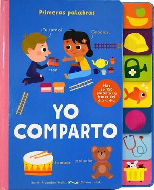Portada del libro LENGUETAS PRIMERAS PALABRAS: YO COMPARTO - Compralo en ByAnaCeci.com