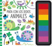 Portada del libro ANIMALES : ANIMALES PINTA CON LOS DEDOS - Compralo en ByAnaCeci.com