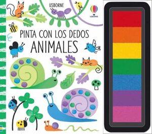 Portada del libro ANIMALES : ANIMALES PINTA CON LOS DEDOS - Compralo en ByAnaCeci.com