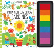 Portada del libro JARDINES : PINTA CON LOS DEDOS - Compralo en ByAnaCeci.com